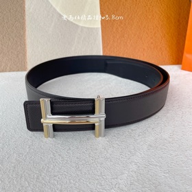 Hermes Оригинальный ремень Hermes, ширина 3,8 см, импортная кожа,