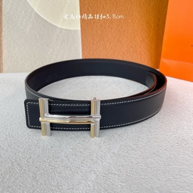 Hermes Оригинальный ремень Hermes, ширина 3,8 см, импортная кожа,