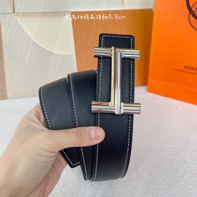 Hermes Оригинальный ремень Hermes, ширина 3,8 см, импортная кожа,