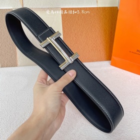Hermes Оригинальный ремень Hermes, ширина 3,8 см, импортная кожа,