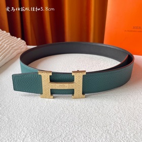 Hermes Оригинальный ремень Hermes, ширина 3,8 см, импортная кожа,