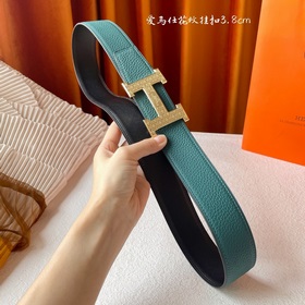 Hermes Оригинальный ремень Hermes, ширина 3,8 см, импортная кожа,