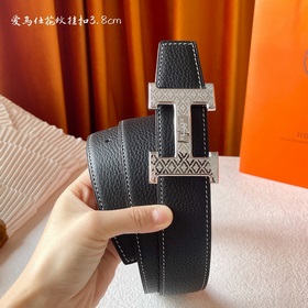 Hermes Оригинальный ремень Hermes, ширина 3,8 см, импортная кожа,