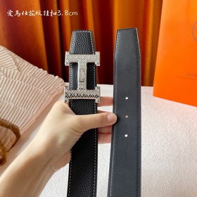 Hermes Оригинальный ремень Hermes, ширина 3,8 см, импортная кожа,