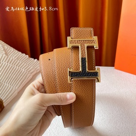 Hermes Оригинальный ремень Hermes, ширина 3,8 см, импортная кожа,
