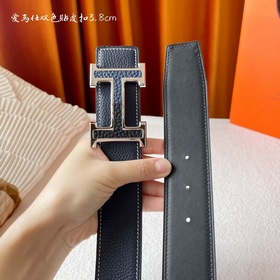 Hermes Оригинальный ремень Hermes, ширина 3,8 см, импортная кожа,