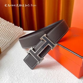 Hermes Оригинальный ремень Hermes, ширина 3,8 см, импортная кожа,