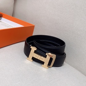 Hermès Clemence автоматический ремень для мужчин из телячьей кожи