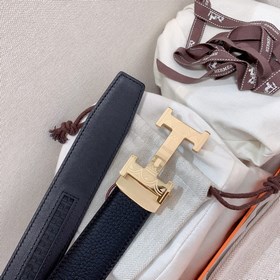 Hermès Clemence автоматический ремень для мужчин из телячьей кожи