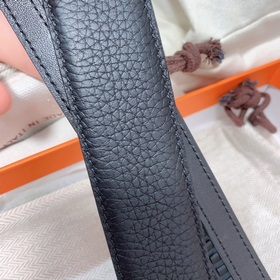 Hermès Clemence автоматический ремень для мужчин из телячьей кожи