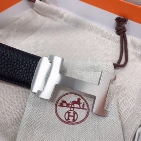Hermès Clemence автоматический ремень для мужчин из телячьей кожи