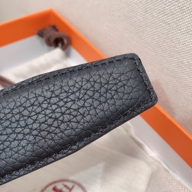 Hermès Clemence автоматический ремень для мужчин из телячьей кожи
