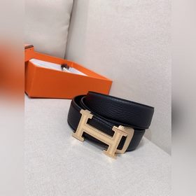Hermès Clemence автоматический ремень для мужчин из телячьей кожи