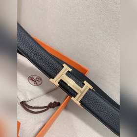 Hermès Clemence автоматический ремень для мужчин из телячьей кожи
