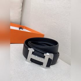Hermès Clemence автоматический ремень для мужчин из телячьей кожи