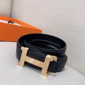 Hermès Clemence автоматический ремень для мужчин из телячьей кожи