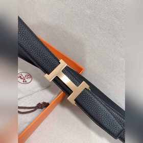Hermès Clemence автоматический ремень для мужчин из телячьей кожи