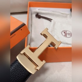 Hermès Clemence автоматический ремень для мужчин из телячьей кожи