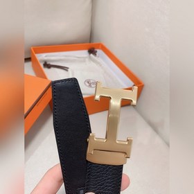 Hermès Clemence автоматический ремень для мужчин из телячьей кожи