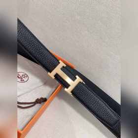 Hermès Clemence автоматический ремень для мужчин из телячьей кожи
