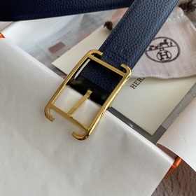 Hermes Оригинальный ремень Hermes, ширина 3,2 см, импортная кожа,