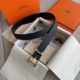 Hermes Оригинальный ремень Hermes, ширина 3,2 см, импортная кожа,
