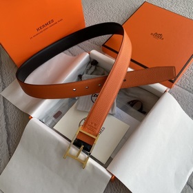 Hermes Оригинальный ремень Hermes, ширина 3,2 см, импортная кожа,