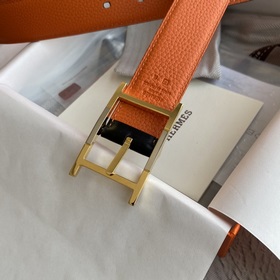 Hermes Оригинальный ремень Hermes, ширина 3,2 см, импортная кожа,