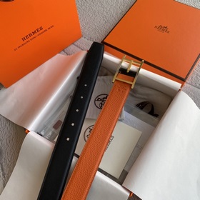 Hermes Оригинальный ремень Hermes, ширина 3,2 см, импортная кожа,