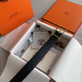 Hermes Оригинальный ремень Hermes, ширина 3,2 см, импортная кожа,