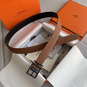 Hermes Оригинальный ремень Hermes, ширина 3,2 см, импортная кожа,
