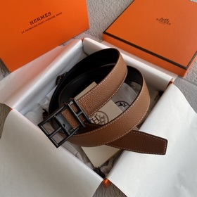 Hermes Оригинальный ремень Hermes, ширина 3,2 см, импортная кожа,