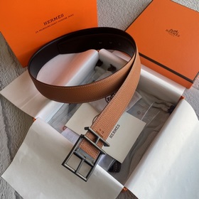 Hermes Оригинальный ремень Hermes, ширина 3,2 см, импортная кожа,