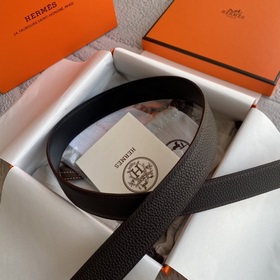 Hermes Оригинальный ремень Hermes, ширина 3,2 см, импортная кожа,
