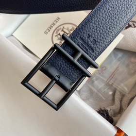Hermes Оригинальный ремень Hermes, ширина 3,2 см, импортная кожа,