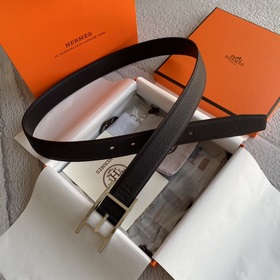 Hermes Оригинальный ремень Hermes, ширина 3,2 см, импортная кожа,