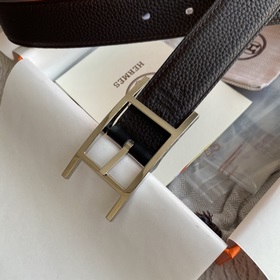 Hermes Оригинальный ремень Hermes, ширина 3,2 см, импортная кожа,