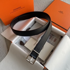 Hermes Оригинальный ремень Hermes, ширина 3,2 см, импортная кожа,