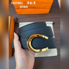 Hermes-H BELT BUCKLE & REVERSIBLE LEATHER STRAP 38 мм, аналог