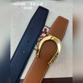 Hermes-H BELT BUCKLE &amp; REVERSIBLE LEATHER STRAP 38 мм, аналог