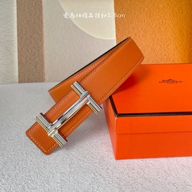 Hermes Оригинальный ремень Hermes, ширина 3,8 см, импортная кожа,