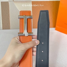 Hermes Оригинальный ремень Hermes, ширина 3,8 см, импортная кожа,