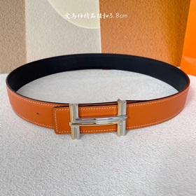 Hermes Оригинальный ремень Hermes, ширина 3,8 см, импортная кожа,