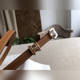 Hermès POP H 15 Женский ремень, ширина 1,5 см, ck37, золотисто-ко