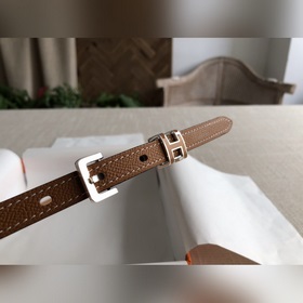 Hermès POP H 15 Женский ремень, ширина 1,5 см, ck37, золотисто-ко