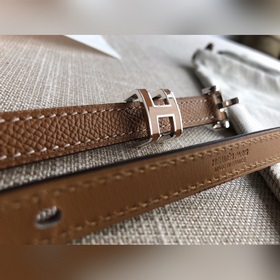 Hermès POP H 15 Женский ремень, ширина 1,5 см, ck37, золотисто-ко