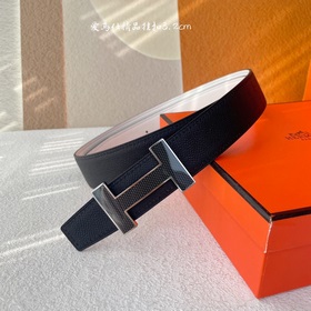 Hermes Оригинальный ремень Hermes, ширина 3,2 см, импортная кожа,