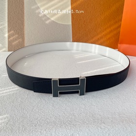 Hermes Оригинальный ремень Hermes, ширина 3,2 см, импортная кожа,