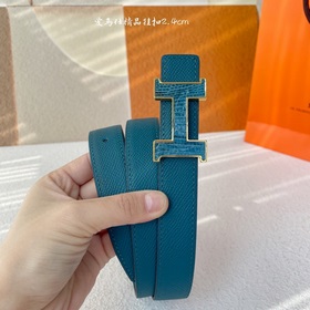Hermes Оригинальный ремень Hermes, ширина 2,4 см, импортная кожа,