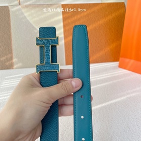 Hermes Оригинальный ремень Hermes, ширина 2,4 см, импортная кожа,